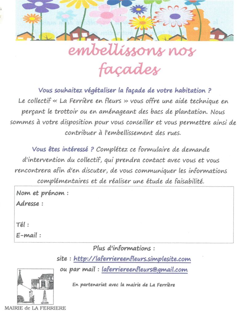 embellissons nos façades