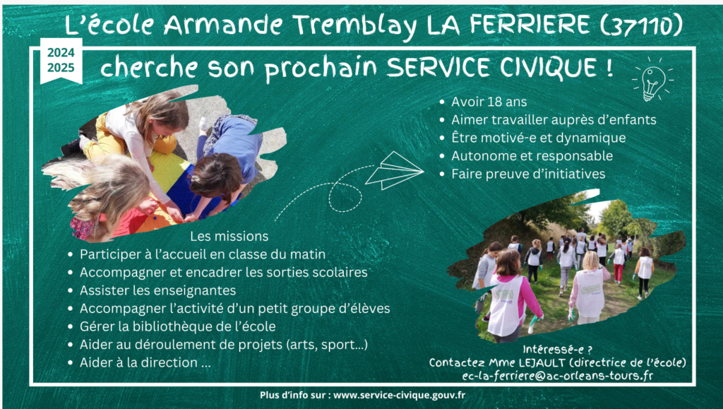 Service civique école
